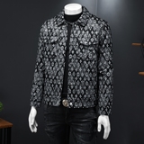 2025秋冬新款翻领呢子夹克羽绒服6016-F8821-P325，男装夹克，钱塘6016