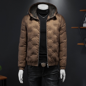 90绒2024新款连帽羽绒服外套男 钱塘6016-F7787-P300,男装羽绒服,钱塘6016