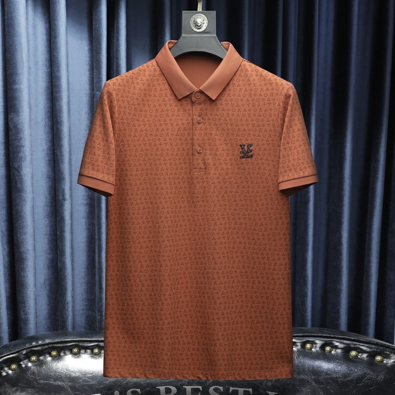 新款男POLO衫刺绣短袖翻领T恤钱塘6016-E3512-P75沙发图，男装T恤，钱塘6016