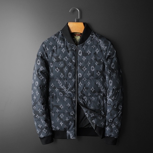 2023立领羽绒服男冬装印花棒球服90白鸭绒衫 钱塘6016-F5026-P280图片