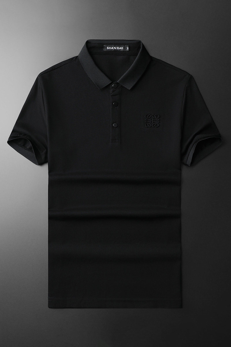 2024年新款男POLO衫纯色钱塘6016-E2033-P75,男装Polo衫,钱塘6016