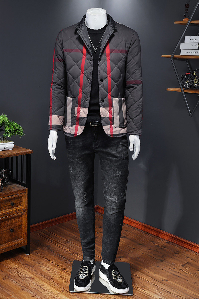 2022大货西装领短款羽绒服轻薄款男翻领钱塘6016-B2208P280假模,男装羽绒服,钱塘6016