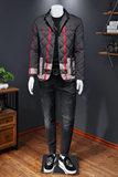 2022大货西装领短款羽绒服轻薄款男翻领钱塘6016-B2208P280假模，男装羽绒服，钱塘6016