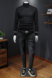 2023毛衣男秋冬新款针织衫钱塘6016-M7708P125，男装针织衫/毛衣，钱塘6016
