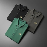 2026秋冬男士衬衫长袖衬衣加薄绒印花大码钱塘6016-S113-P110，男装衬衫，钱塘6016