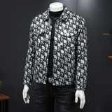 2025秋冬新款翻领毛呢羽绒服夹克外套6016-F8820-P325，男装夹克，钱塘6016