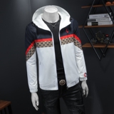 备有大货2025年新款连帽夹克衫男大码钱塘6016-J5386P150假模，男装夹克，钱塘6016