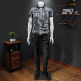 2026年夏季腰果花印花POLO衫QT6016-E3683-P75，男装Polo衫，钱塘6016