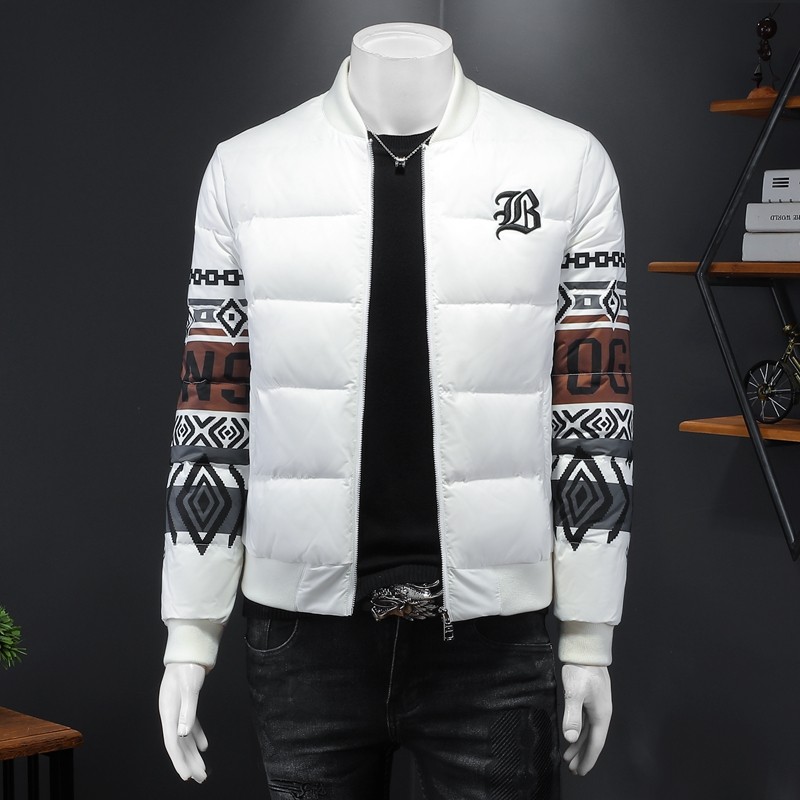 90%白鸭绒2024新款男士立领羽绒服钱塘6016-F9198P280，男装羽绒服，钱塘6016