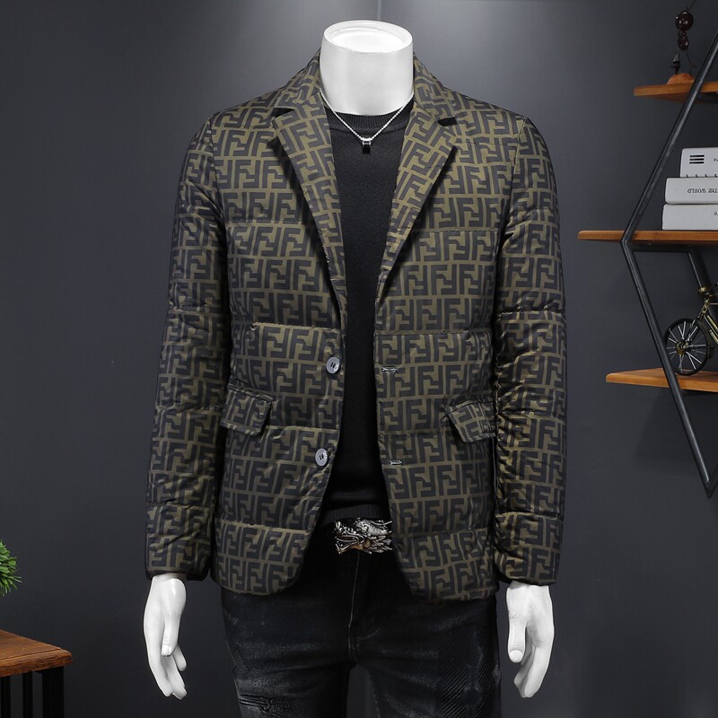 2023西装领羽绒服男冬装90白鸭绒 钱塘6016-F9193-P280图片