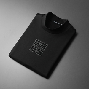 2026秋冬新款加绒加厚男长袖打底衫大码钱塘6016-C4018-P90，男装T恤，钱塘6016