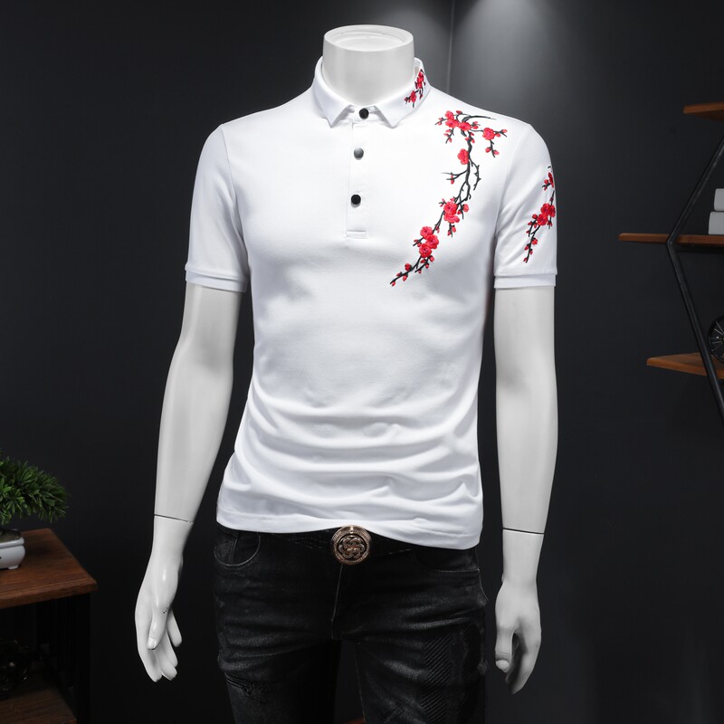 2024年新款男POLO衫钱塘6016-E2477-P75,男装Polo衫,钱塘6016