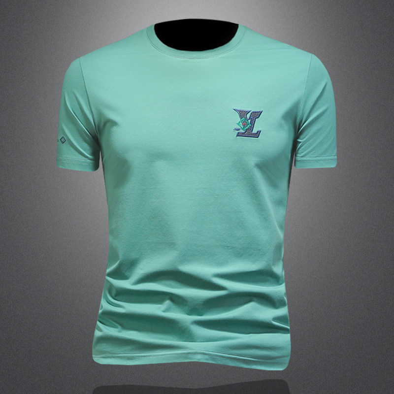 2026年夏季男士刺绣T恤QT6016-E3676-P65,男装T恤,钱塘6016