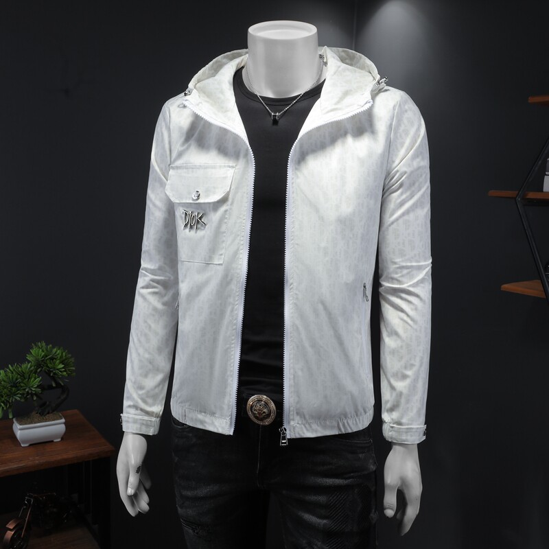 备有大货2025年新款连帽夹克衫男大码钱塘6016-J5381P155假模,男装夹克,钱塘6016
