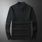 2025秋冬新款高领加绒男长袖打底衫大码钱塘6016-C5603-P95，男装T恤，钱塘6016