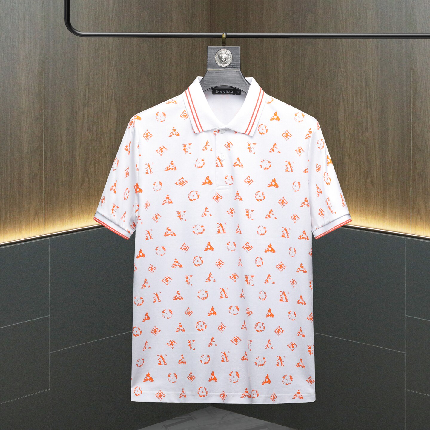 2026年夏季男士印花POLO衫QT6016-E3711-P75，男装Polo衫，钱塘6016