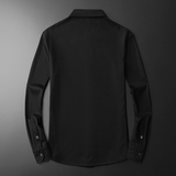 2026秋冬男士衬衫长袖衬衣加薄绒烫印大码钱塘6016-S112-P110，男装衬衫，钱塘6016