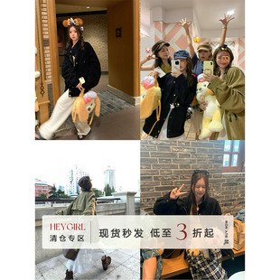【】 户外收藏家 复古大口袋工装夹克外套女休闲百搭上衣