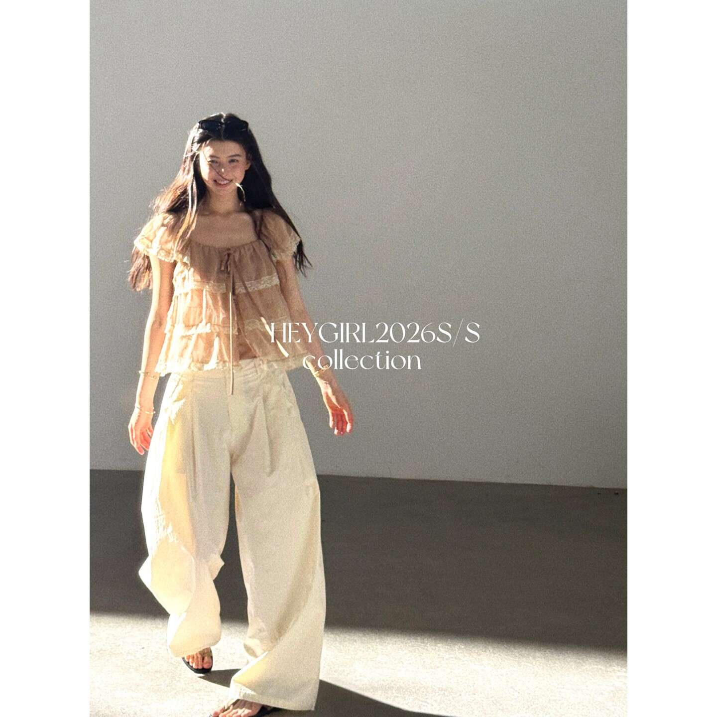 HEYGIRL黑哥甜蕾松茶 敲衬衫