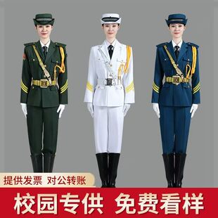 国旗班仪仗队服装升护旗手衣服运动会升旗仪式国旗护卫队
