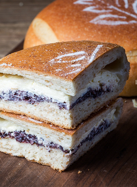 枣叔的店紫米奶酪米面包手作软欧包代餐粗粮早餐休闲零食奶酪糕点