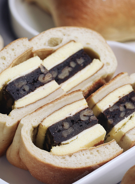 枣叔的店 布朗尼 夹心米面包软欧欧包手作蛋糕轻食零食速食代餐