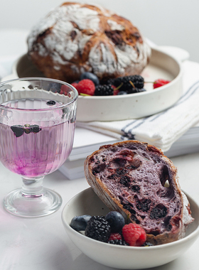 枣叔的店黑枸杞桑葚水果硬欧面包无蔗糖手工欧包休闲健身零食早餐