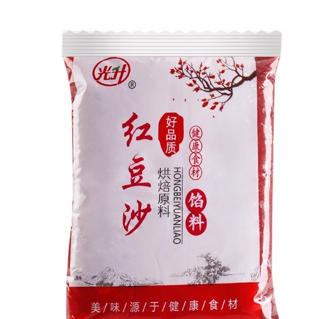 水性红豆沙馅包子馅粽子馅汤圆馅糖葫芦馅月饼馅料家用烘焙400g