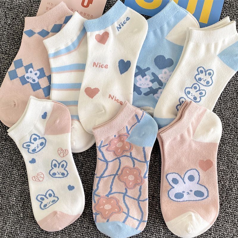 薄款百搭袜子可爱夏季学院风