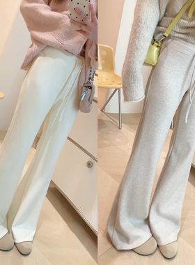 KG32必入加绒微喇显瘦神裤休闲裤