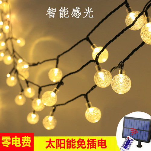 太阳能气泡球装饰灯户外