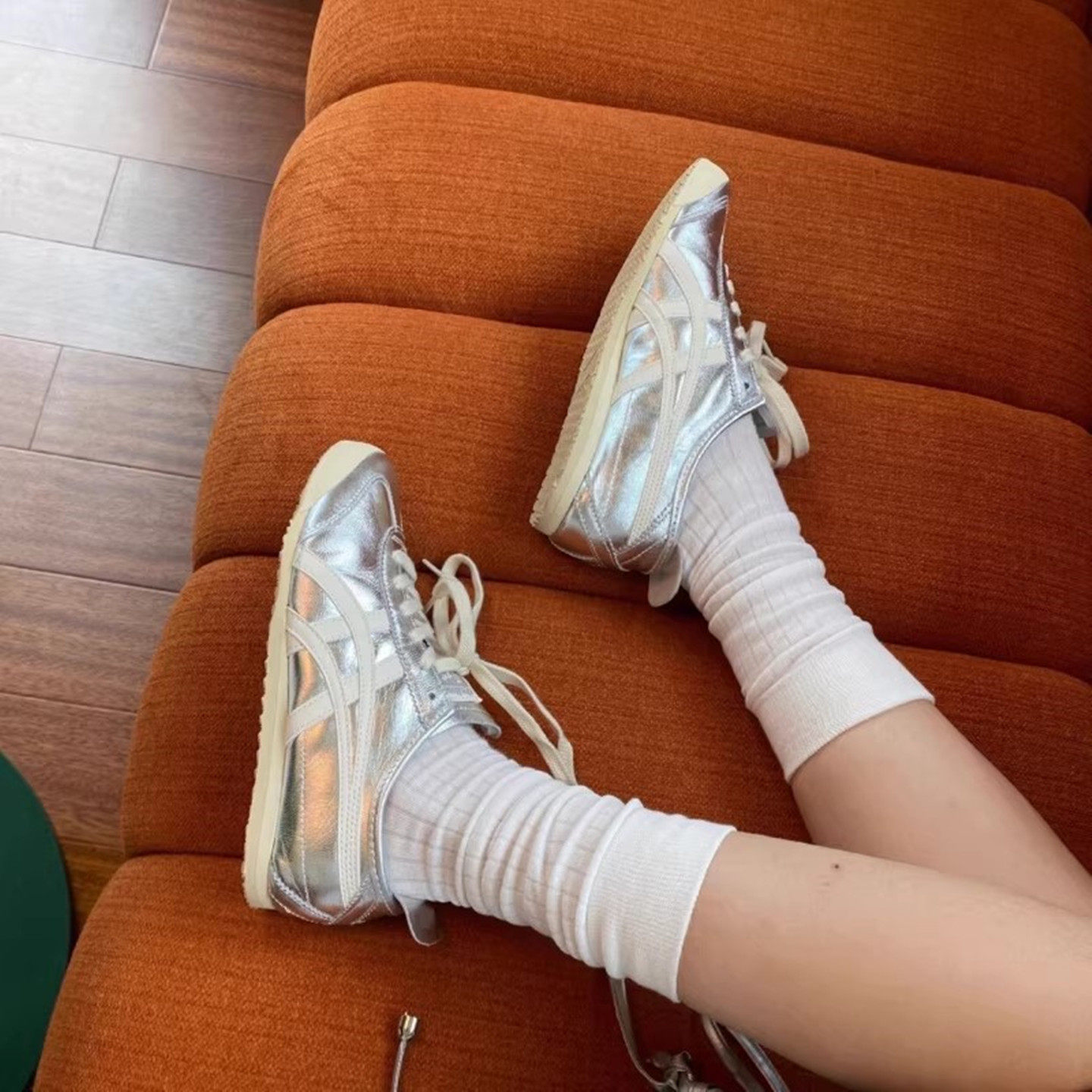 2026新款真皮全银色德训鞋男女一脚蹬老虎鞋懒人鞋阿甘运动休闲鞋,服饰配件/皮带/帽子/围巾,鞋垫,淘宝优惠券,粉丝福利购,淘宝优惠卷