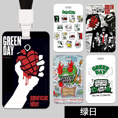 绿日greenday卡套定制饭卡校园卡公交卡学生证身份证现货门禁卡套