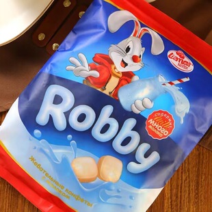 俄罗斯进口 拉迈尔牌罗比兔奶糖