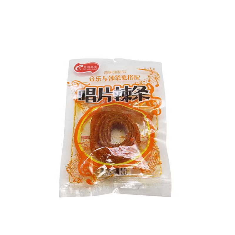 齐治亮亮唱片辣条经典怀旧8090香辣儿时麻辣面筋批发小吃零食