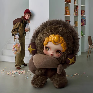 POPMART泡泡玛特SKULLPANDA不眠剧场系列毛绒公仔挂件盲盒玩具