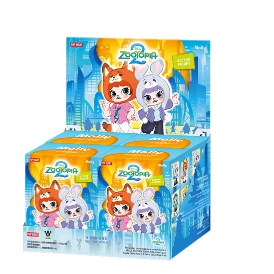 泡泡玛特MOLLY疯狂动物城2联名