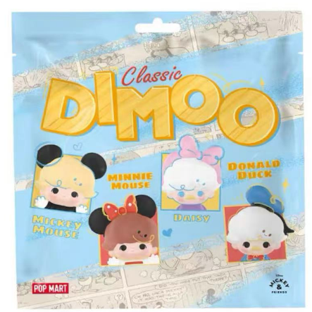 「POPMART泡泡玛特泡泡萌粒DIMOO WORLD 迪士尼经典公仔袋装礼物