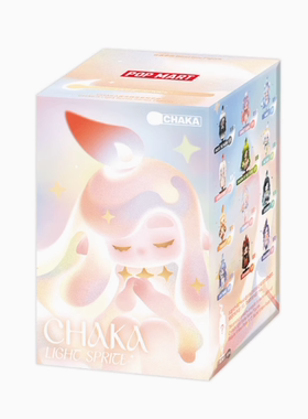 POPMART泡泡玛特CHAKA逐光精灵系列手办盲盒可爱玩具礼物摆件