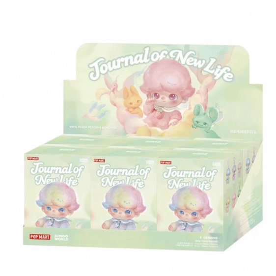 POPMART新生日记系列搪胶毛绒