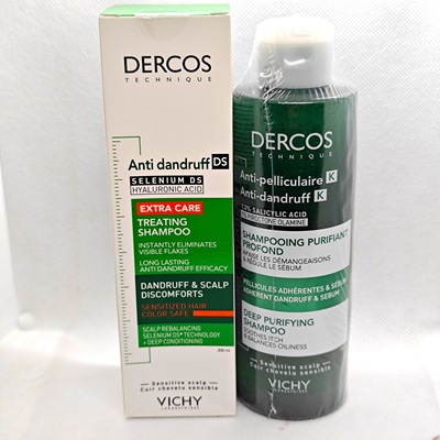 薇姿 德科丝去屑倍护洗发水200ML清爽清洁舒缓头皮修护控油水杨酸