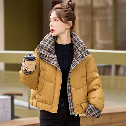 短款羽绒服女冬季新款大码宽松