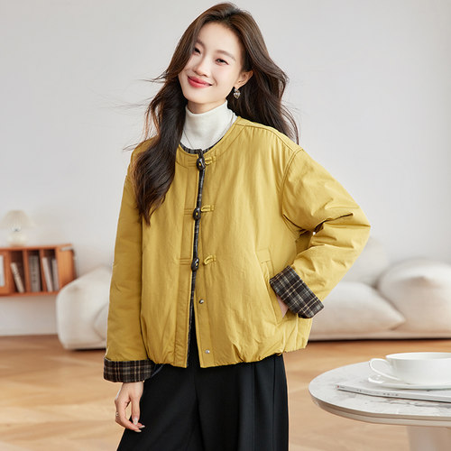 大码时尚棉衣女短款冬装新款胖mm韩版宽松显瘦爆款秋冬加厚外套