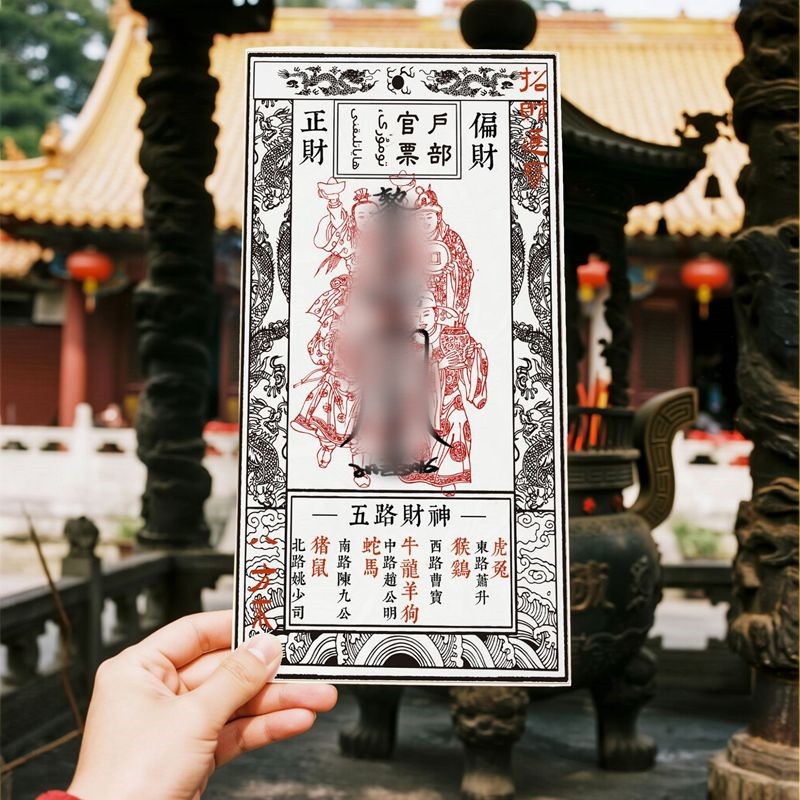 道家招财进宝桌面相框摆件2026年