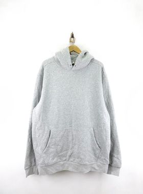 better quality 灰色帽衫  抓绒面料连帽卫衣帽衫