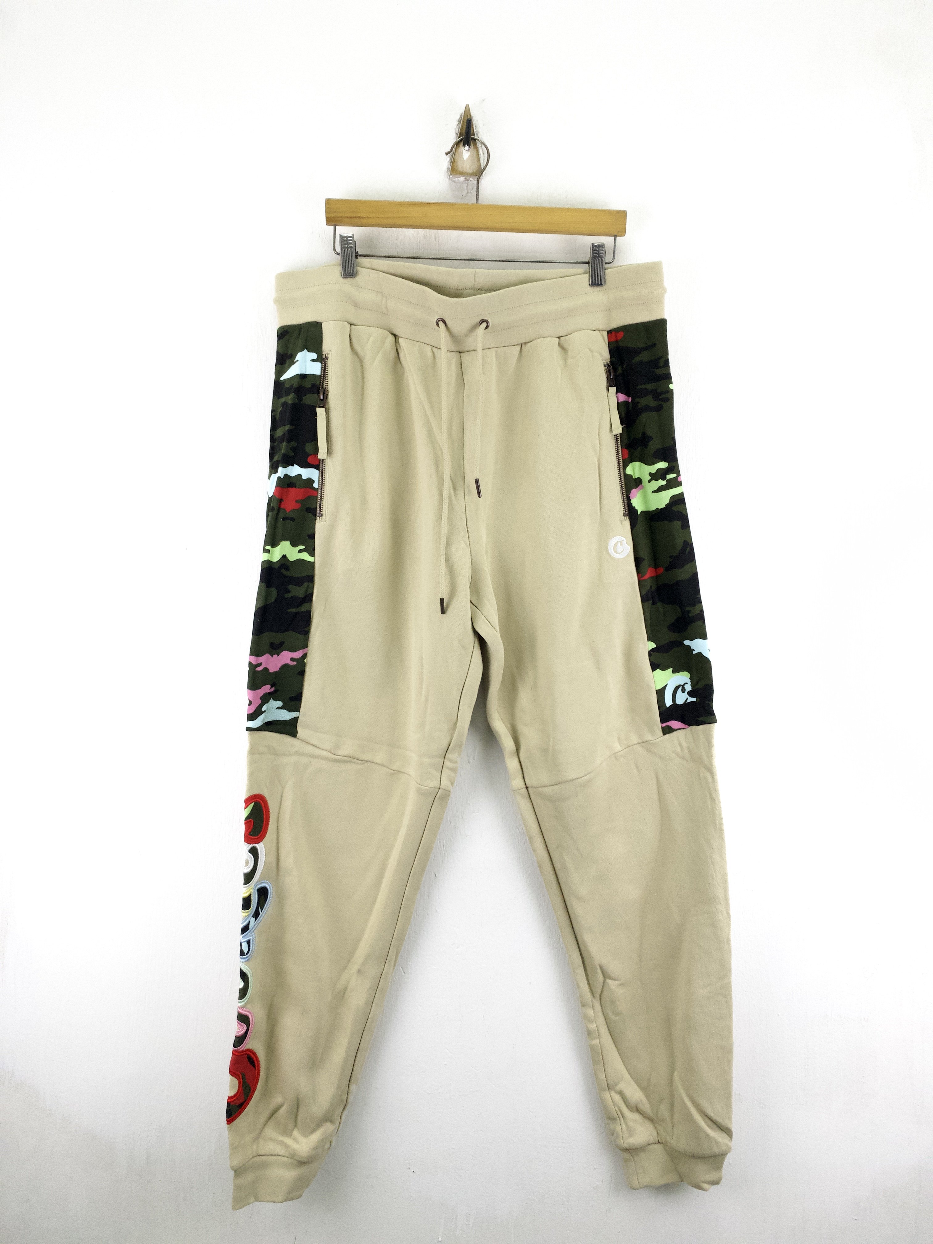 2XL码 cookies 卡其色迷彩秋冬卫裤