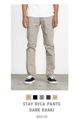 rvca经典街头滑板stay 修身直筒纯色纯棉休闲裤男长裤潮流|ruв категории Мужская одежда, брюки - от Buy2taobao.com для оказания профессиональной услуги покупки агента Taobao