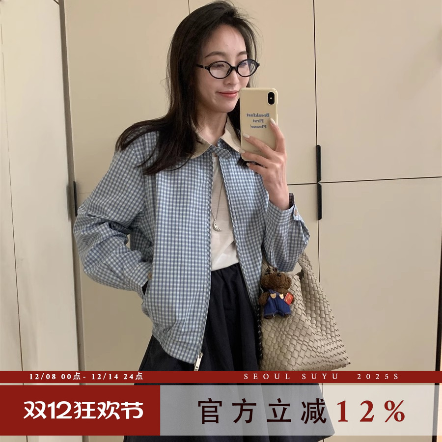 韩版拉链长袖上衣夹克