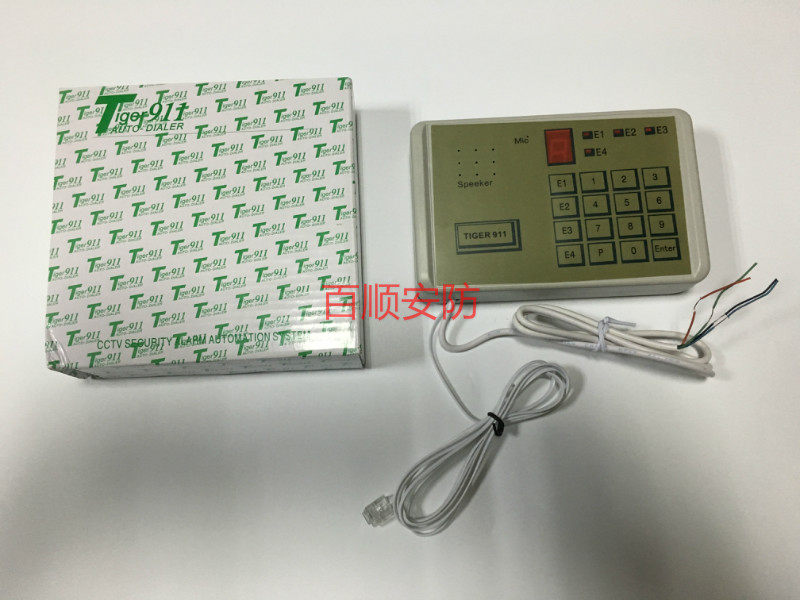 TIGER-911语音拨号器 配CK霍尼韦尔有线报警主机911电话拨号模块