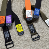 带街头帆布腰带 带学生百搭皮带男女裤 潮牌工装 布标余文乐ins风裤